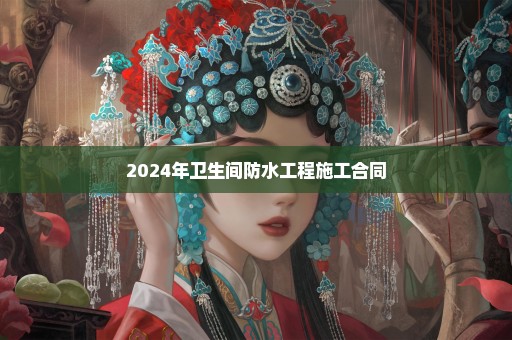 2024年卫生间防水工程施工合同