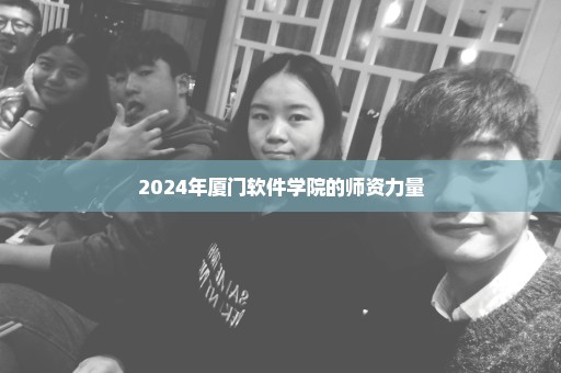 2024年厦门软件学院的师资力量