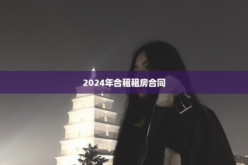 2024年合租租房合同