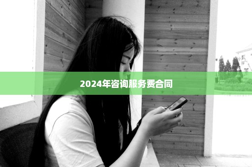 2024年咨询服务费合同