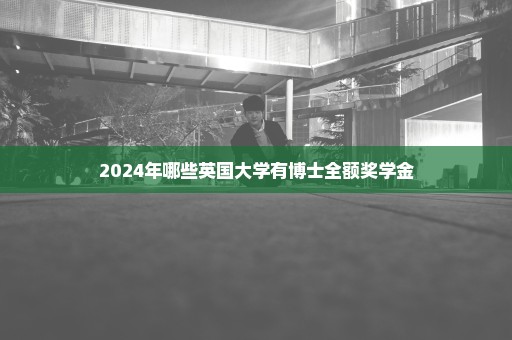 2024年哪些英国大学有博士全额奖学金