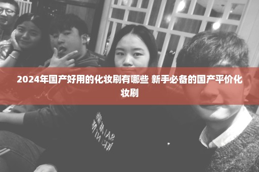 2024年国产好用的化妆刷有哪些 新手必备的国产平价化妆刷