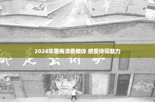 2024年墨梅清香做伴 感受诗词魅力