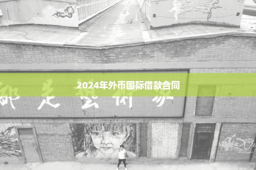 2024年外币国际借款合同