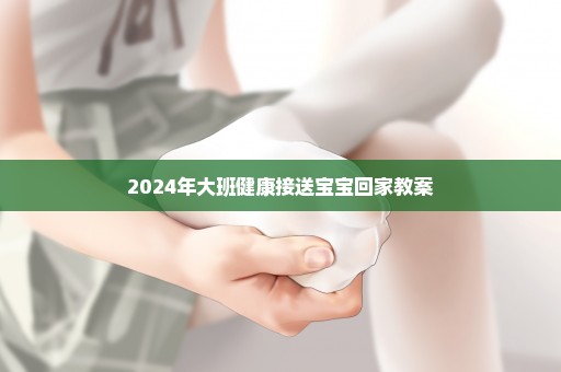 2024年大班健康接送宝宝回家教案