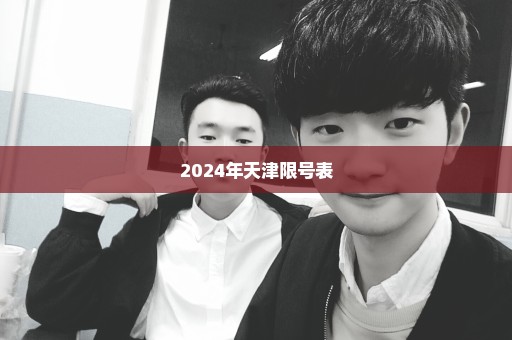 2024年天津限号表