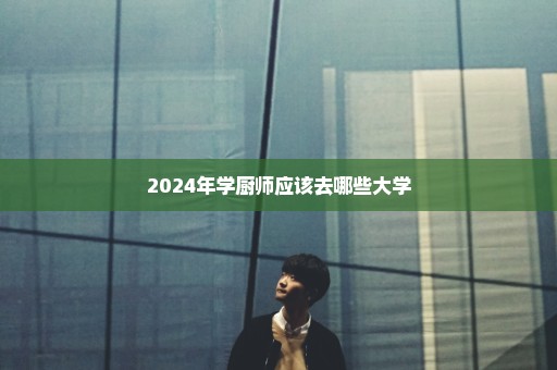 2024年学厨师应该去哪些大学