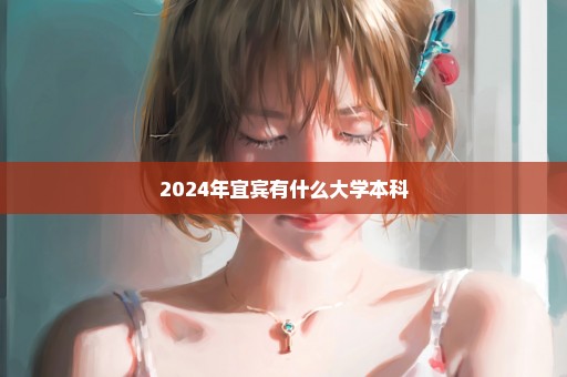 2024年宜宾有什么大学本科