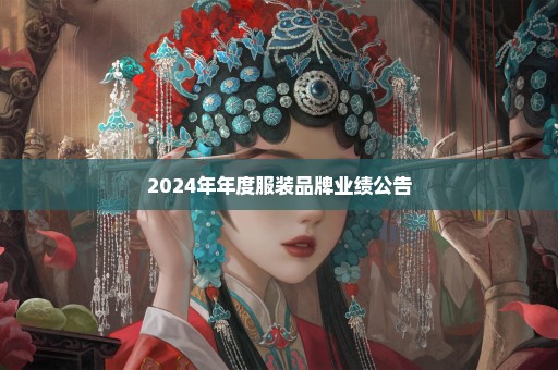 2024年年度服装品牌业绩公告