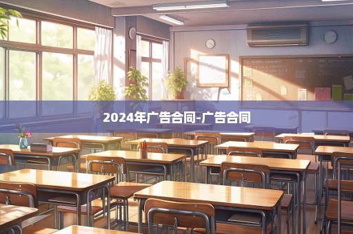 2024年广告合同-广告合同