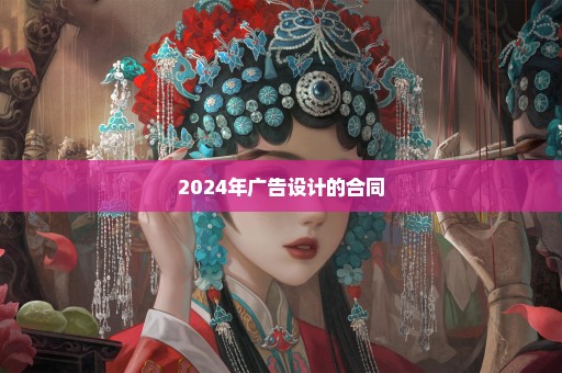 2024年广告设计的合同