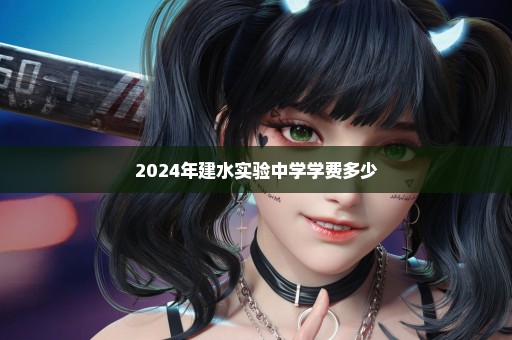 2024年建水实验中学学费多少