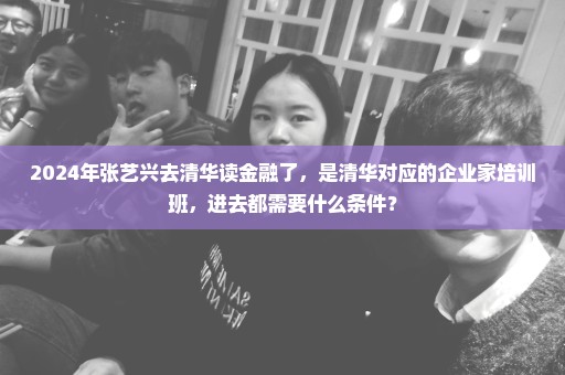 2024年张艺兴去清华读金融了，是清华对应的企业家培训班，进去都需要什么条件？