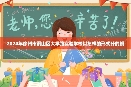 2024年徐州市铜山区大学路实验学校以怎样的形式分的班