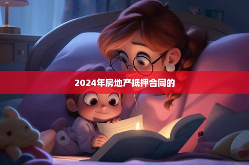 2024年房地产抵押合同的