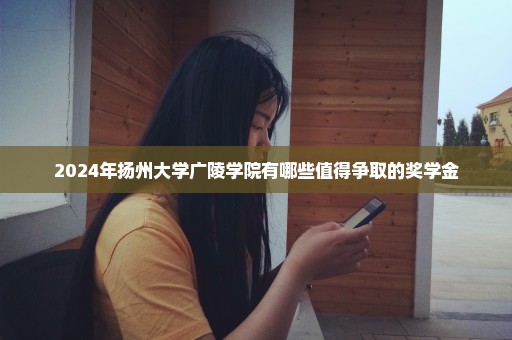 2024年扬州大学广陵学院有哪些值得争取的奖学金