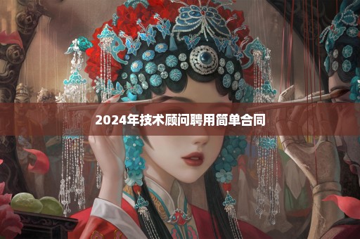 2024年技术顾问聘用简单合同