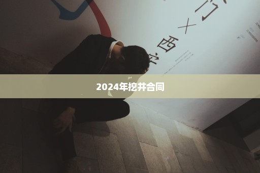 2024年挖井合同