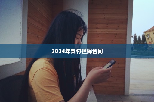 2024年支付担保合同