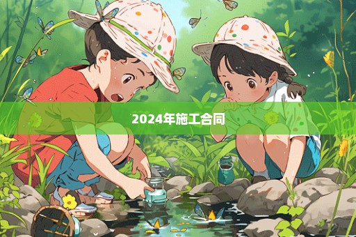 2024年施工合同