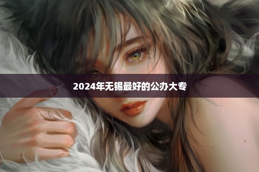 2024年无锡最好的公办大专
