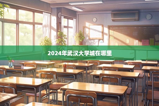 2024年武汉大学城在哪里
