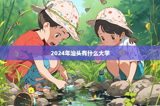 2024年汕头有什么大学