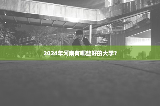 2024年河南有哪些好的大学？