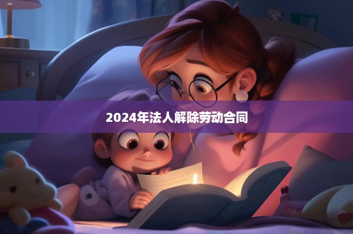 2024年法人解除劳动合同