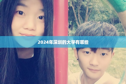 2024年深圳的大学有哪些