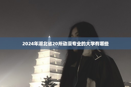 2024年湖北省20所动漫专业的大学有哪些
