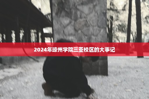 2024年琼州学院三亚校区的大事记