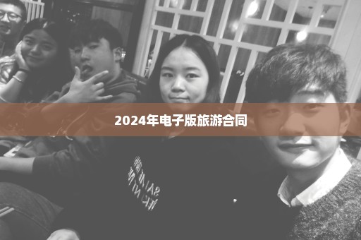 2024年电子版旅游合同