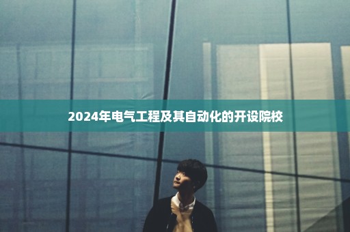 2024年电气工程及其自动化的开设院校