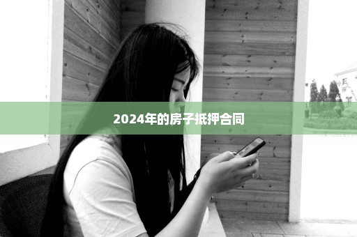 2024年的房子抵押合同