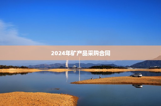 2024年矿产品采购合同
