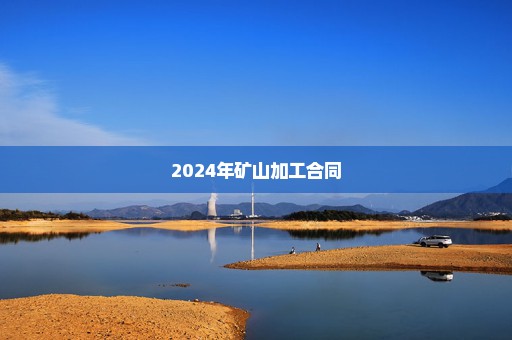 2024年矿山加工合同