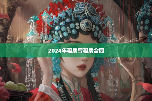 2024年租房写租房合同