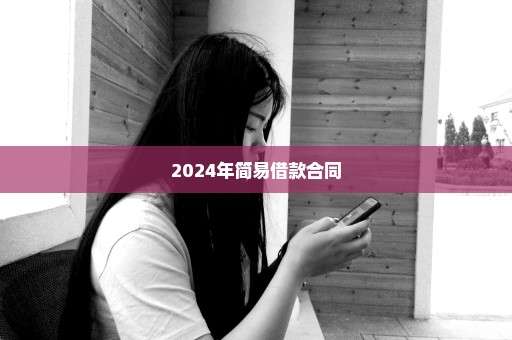 2024年简易借款合同