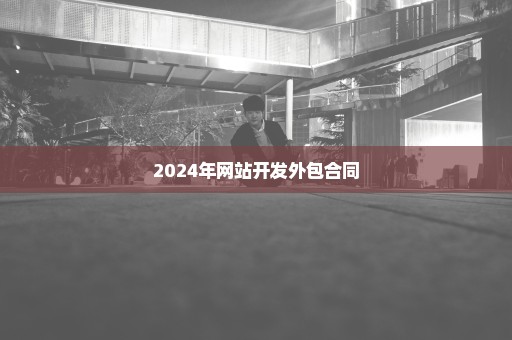 2024年网站开发外包合同
