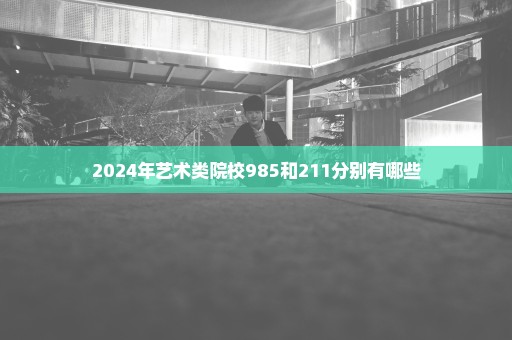 2024年艺术类院校985和211分别有哪些