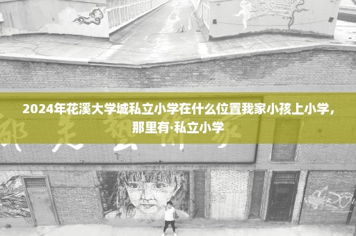 2024年花溪大学城私立小学在什么位置我家小孩上小学，那里有·私立小学