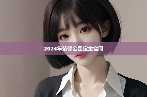 2024年装修公司定金合同