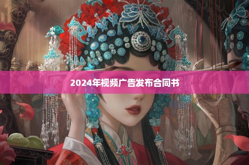 2024年视频广告发布合同书
