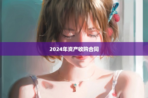 2024年资产收购合同