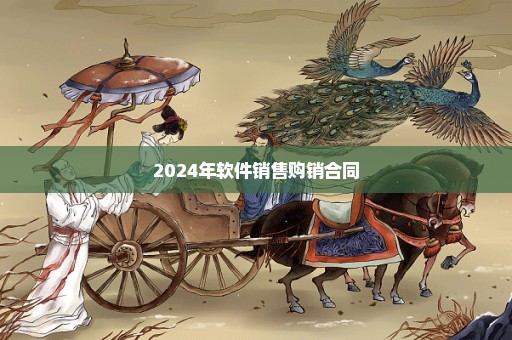2024年软件销售购销合同