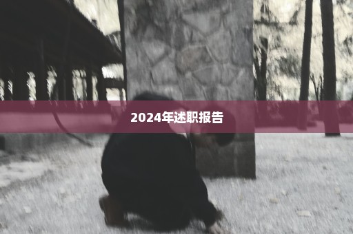 2024年述职报告