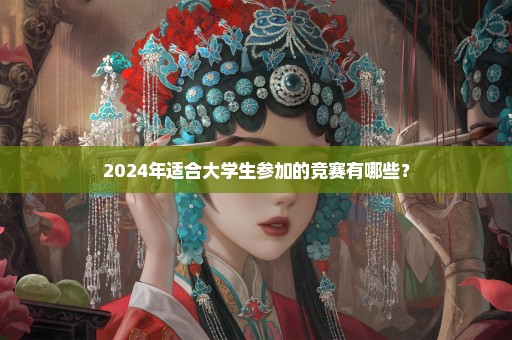 2024年适合大学生参加的竞赛有哪些？