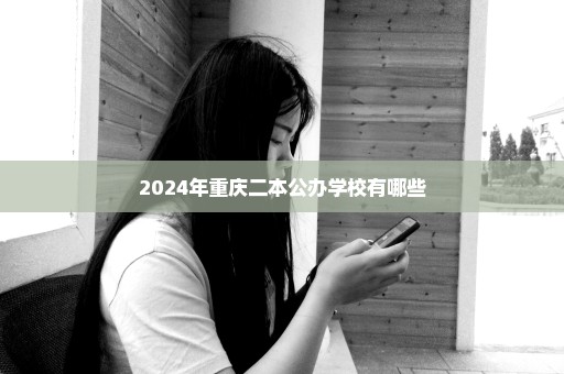 2024年重庆二本公办学校有哪些