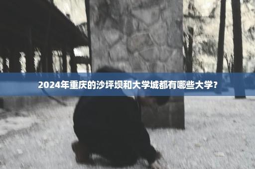 2024年重庆的沙坪坝和大学城都有哪些大学？